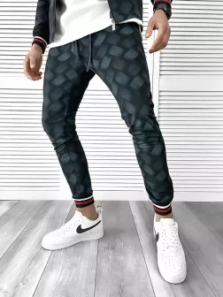 Pantaloni de trening, imprimeu, conici 10275 P18-4.1